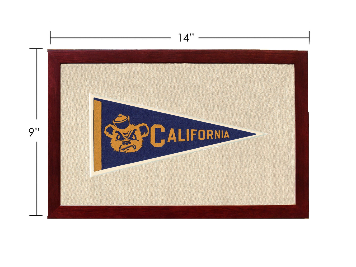 Americana Memories Vintage Pennants and Memorabilia Vintage University of California Pennant