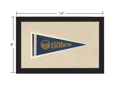 Vintage Buffalo Sabres Pennant