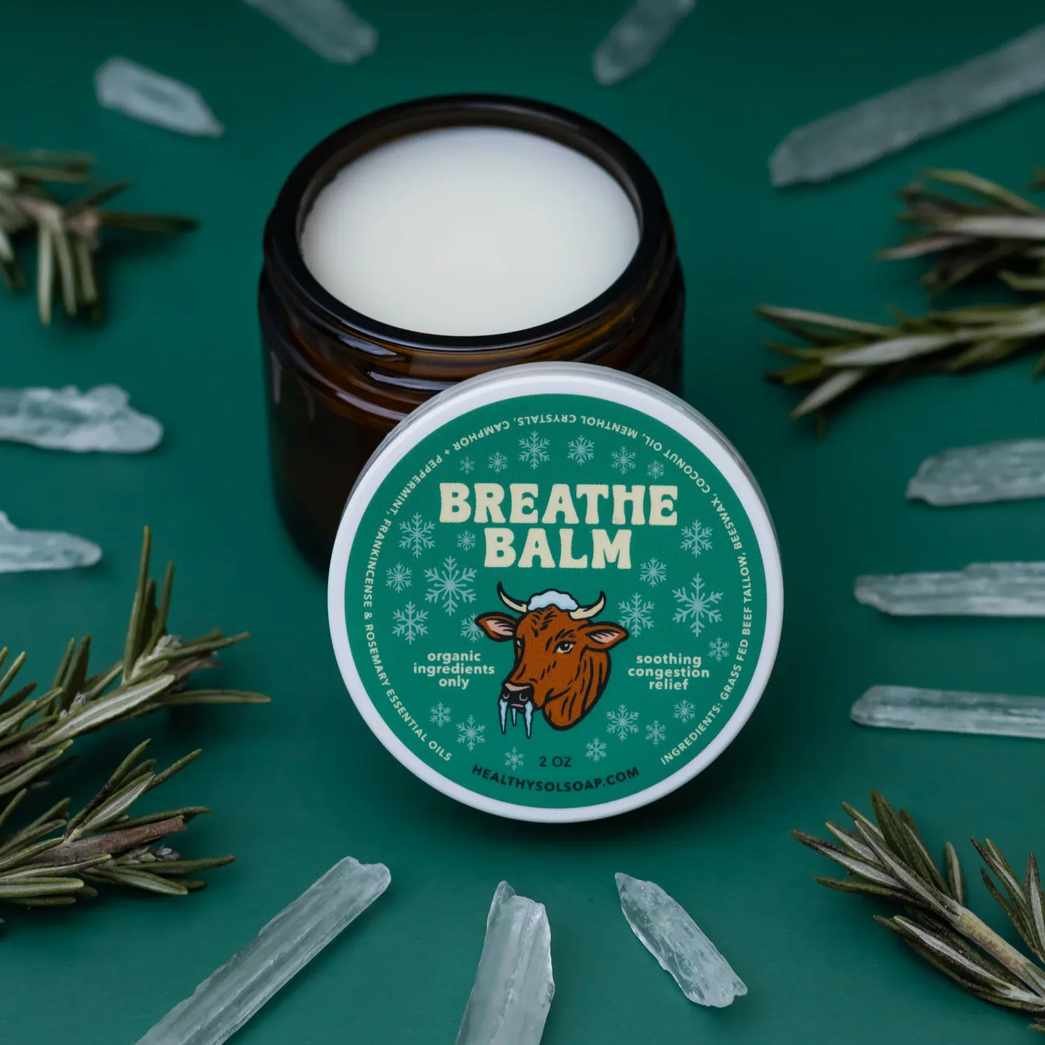 Health y Sol Body Balm Breathe Botanical Balm – 2 oz