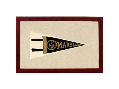 Vintage University of Maryland Pennant