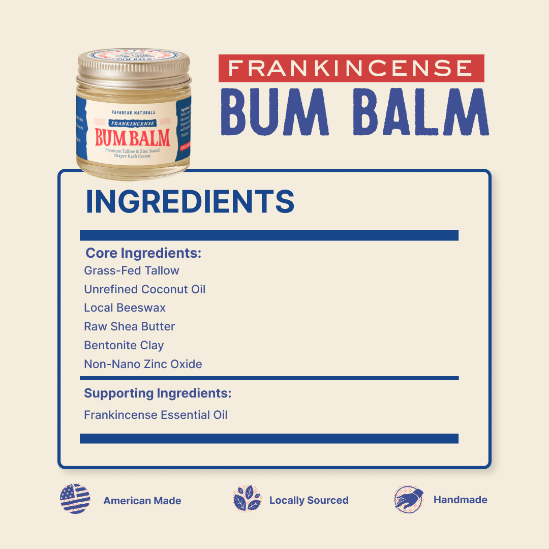 PapaBear Naturals Bum Balm - 2 oz (2 Pack)