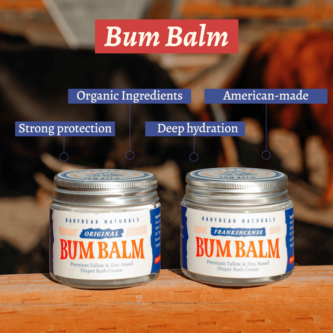 PapaBear Naturals Bum Balm - 2 oz (2 Pack)