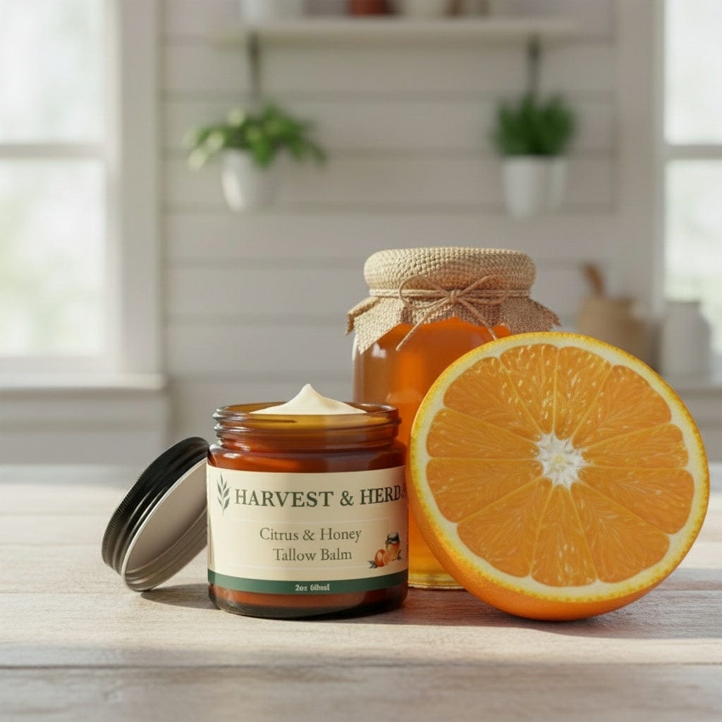 Harvest &amp; Herd Co. Citrus &amp; Honey Tallow Balm