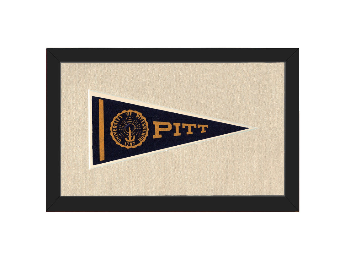 Vintage University of Pittsburgh Pennant
