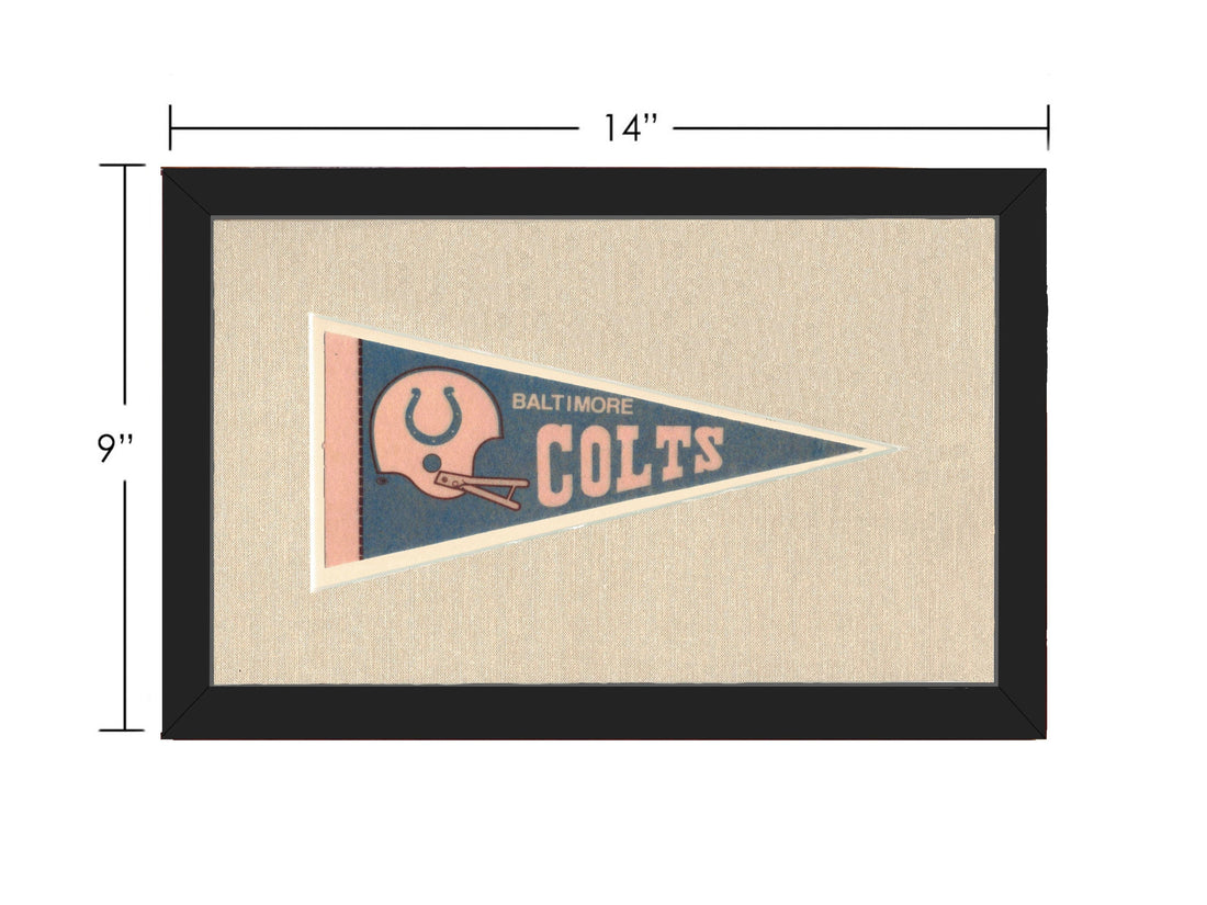 Americana Memories Vintage Pennants and Memorabilia Vintage Baltimore Colts Pennant