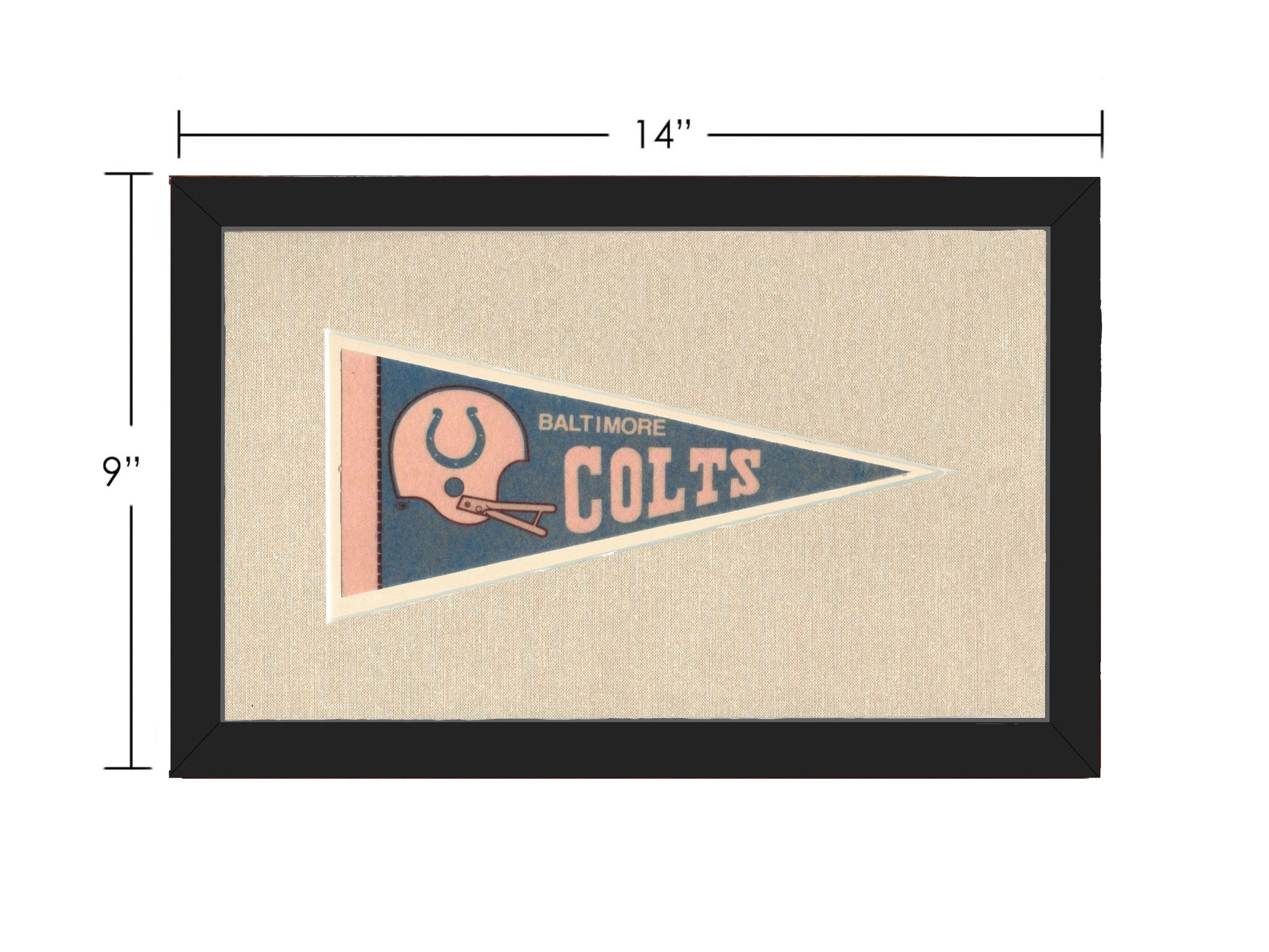 Americana Memories Vintage Pennants and Memorabilia Vintage Baltimore Colts Pennant