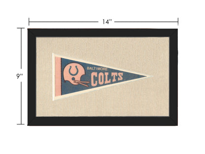 Americana Memories Vintage Pennants and Memorabilia Vintage Baltimore Colts Pennant