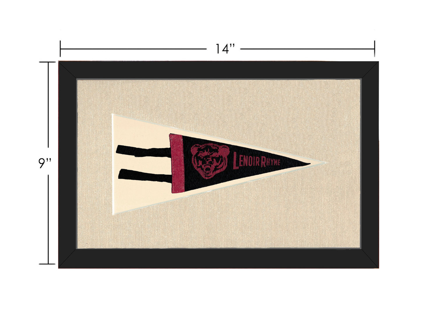Vintage Lenoir Rhyme Pennant