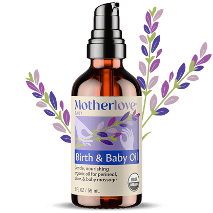 Motherlove Herbal Company Baby 2 oz Birth &amp; Baby Oil