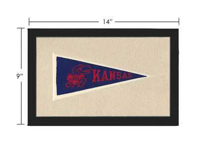 Americana Memories Vintage Pennants and Memorabilia Vintage University of Kansas Pennant