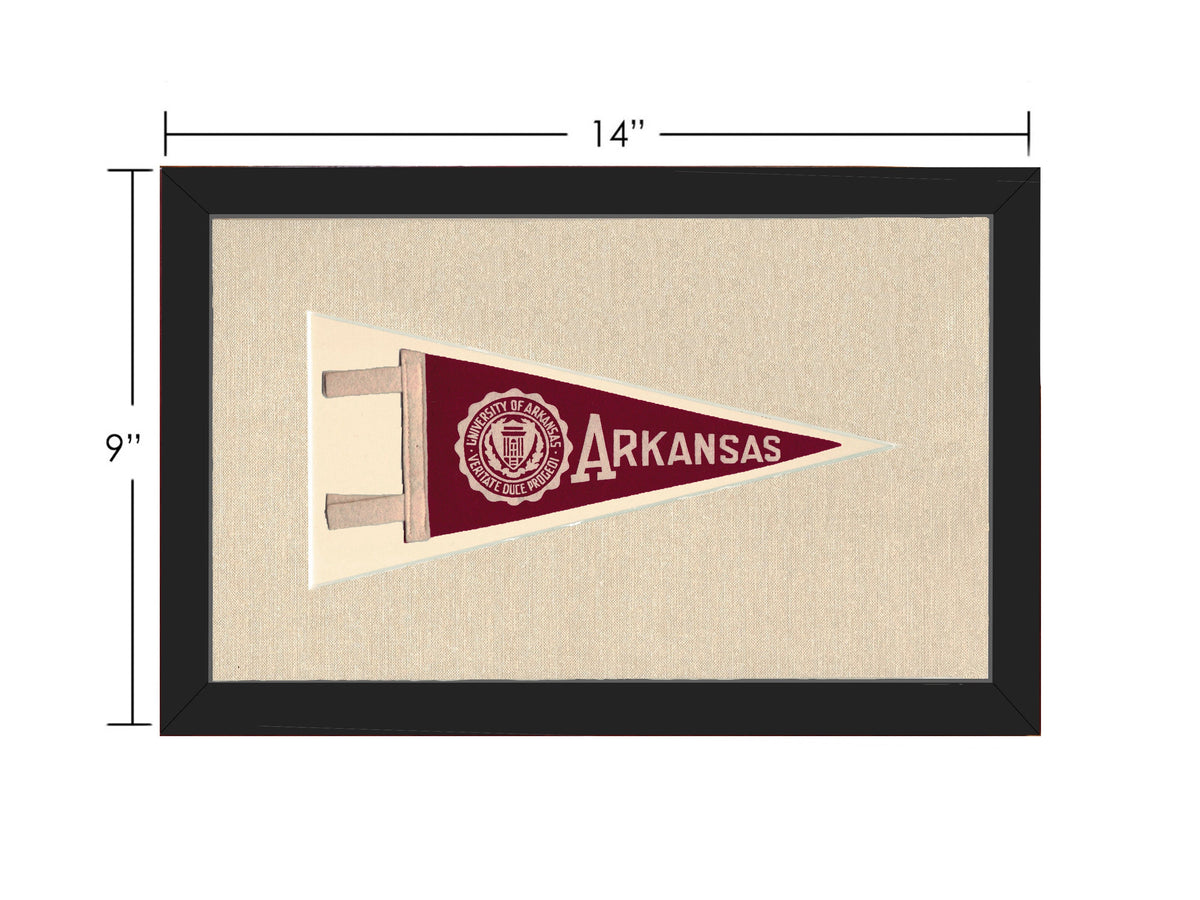 Vintage University of Arkansas Pennant