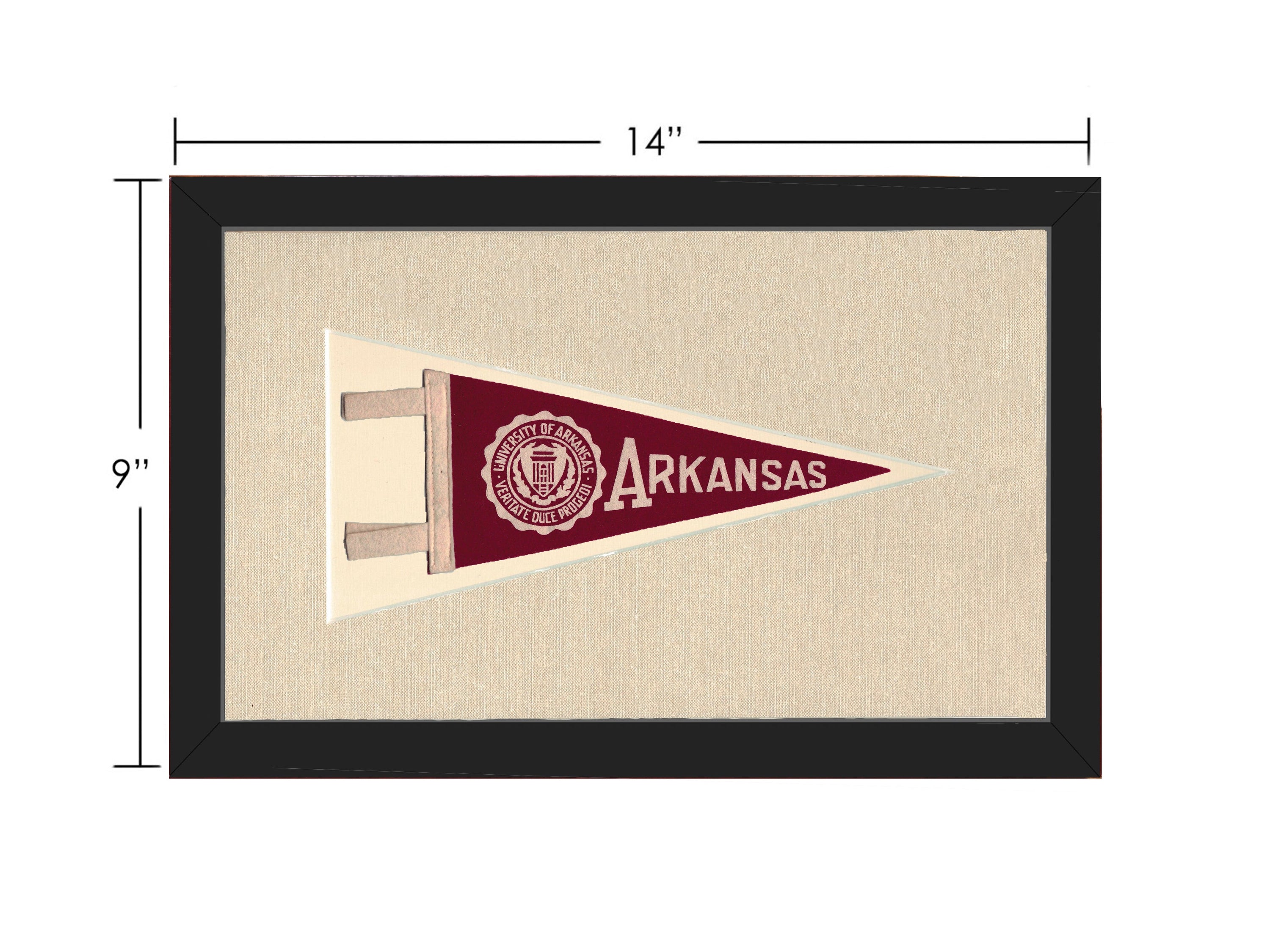 Vintage University of Arkansas Pennant