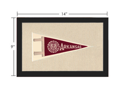 Vintage University of Arkansas Pennant