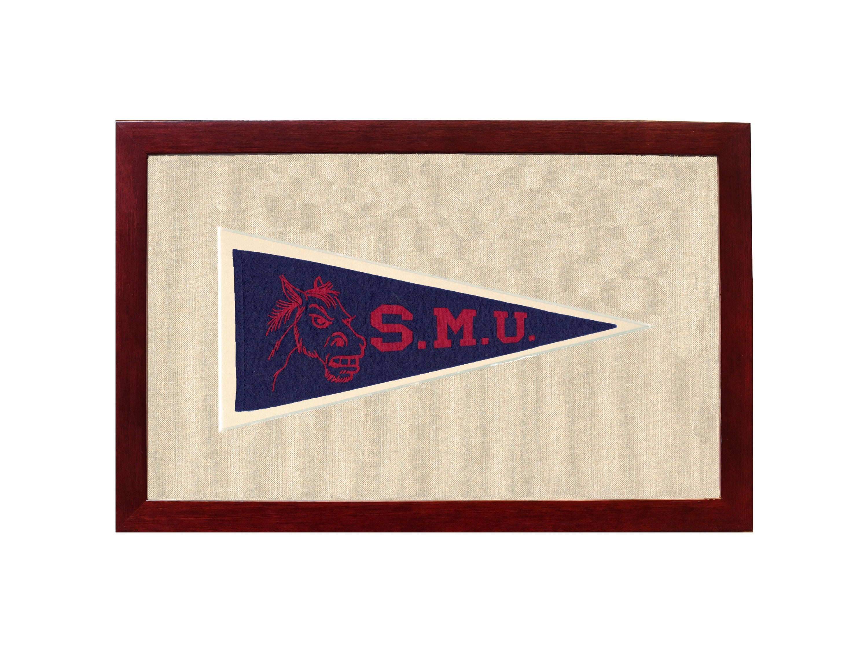 Vintage Southern Methodist University Pennant