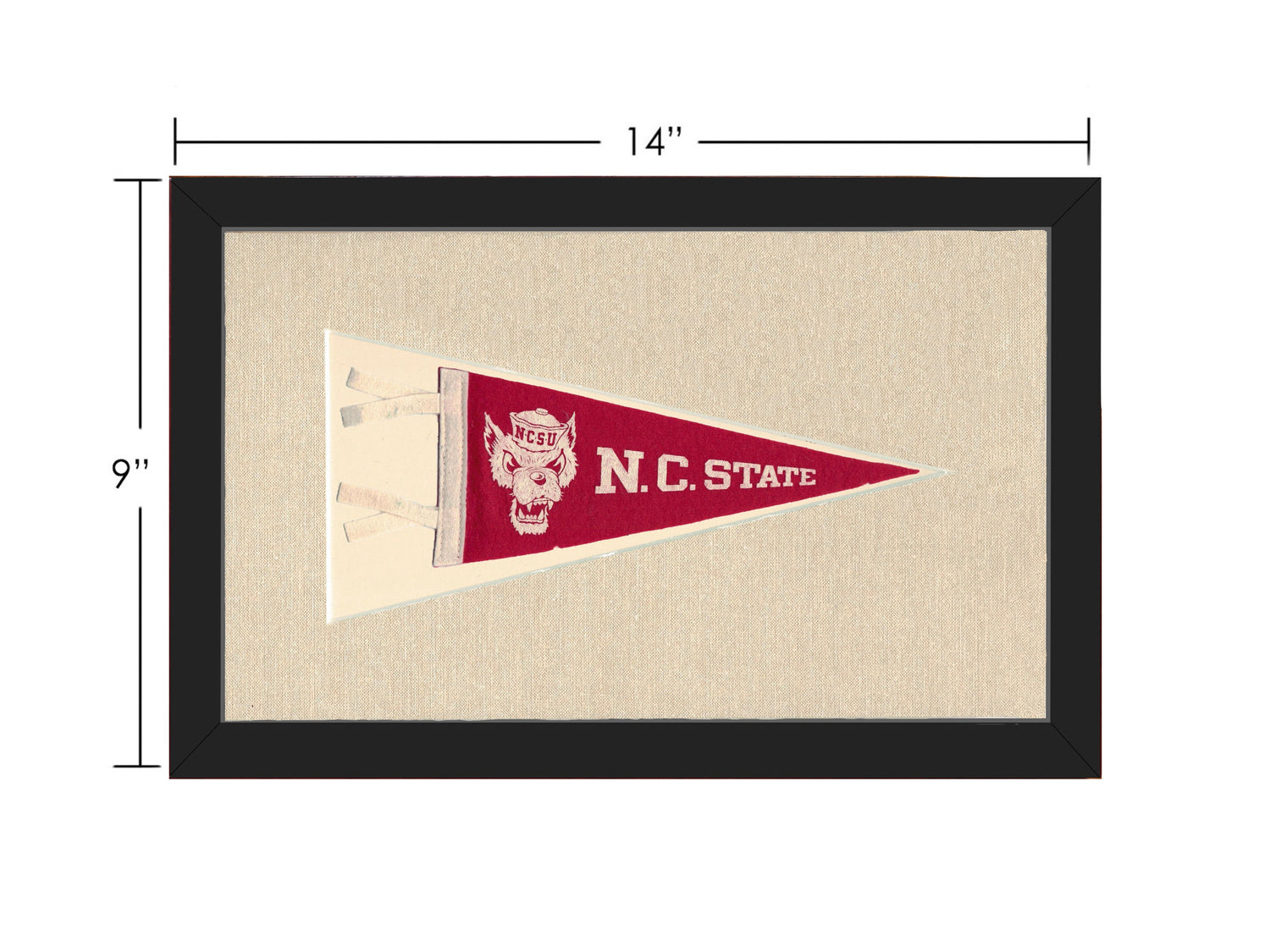 Vintage NC State Pennant