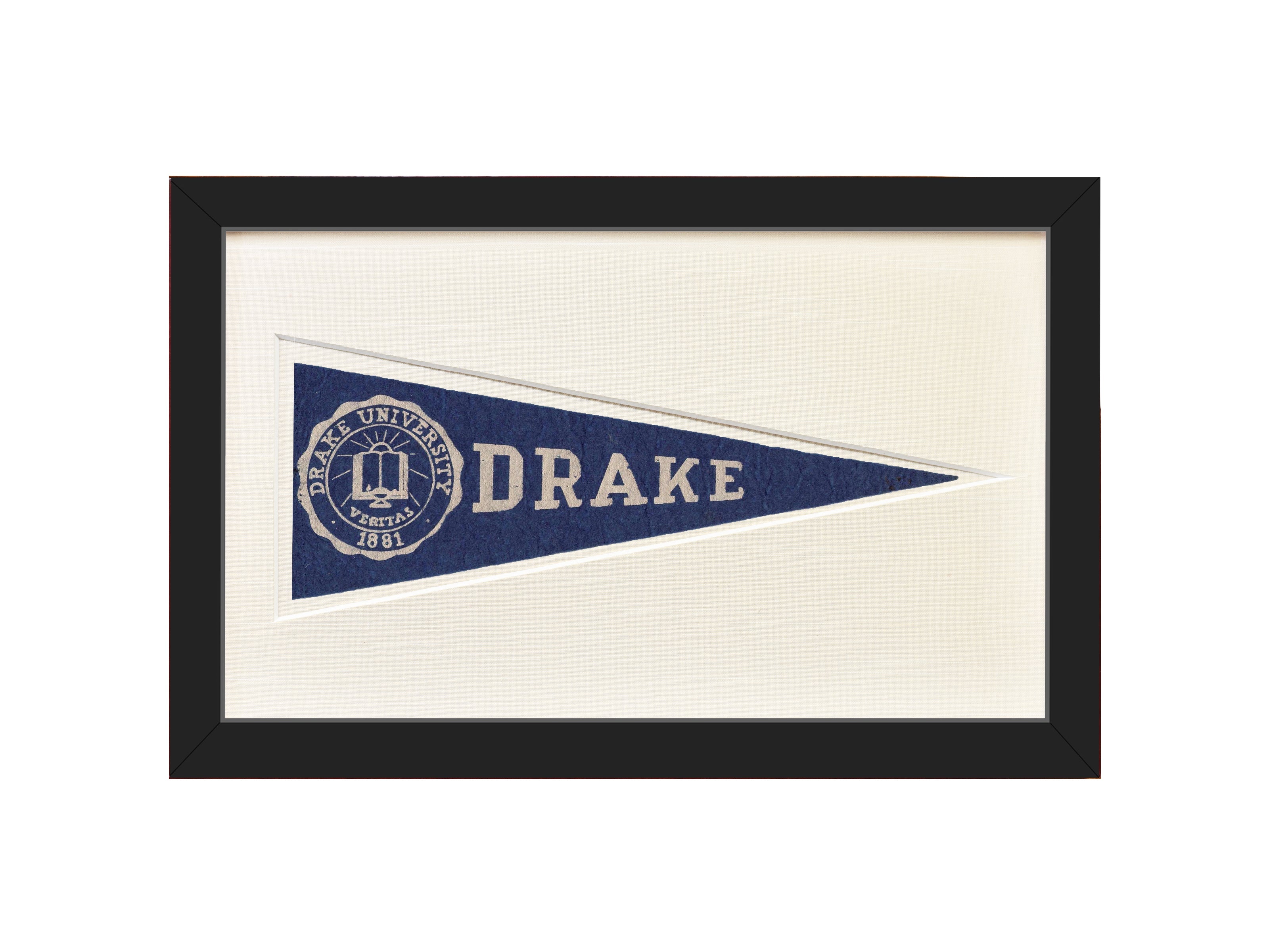 Vintage Drake University Hormel Pennant