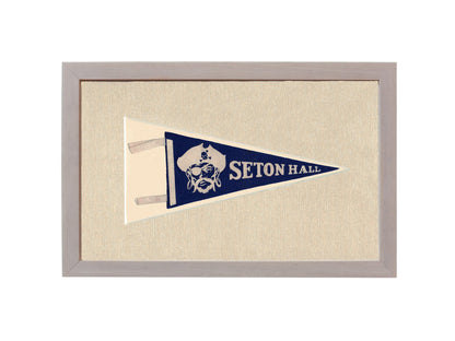 Americana Memories Vintage Pennants and Memorabilia Vintage Seton Hall University Pennant