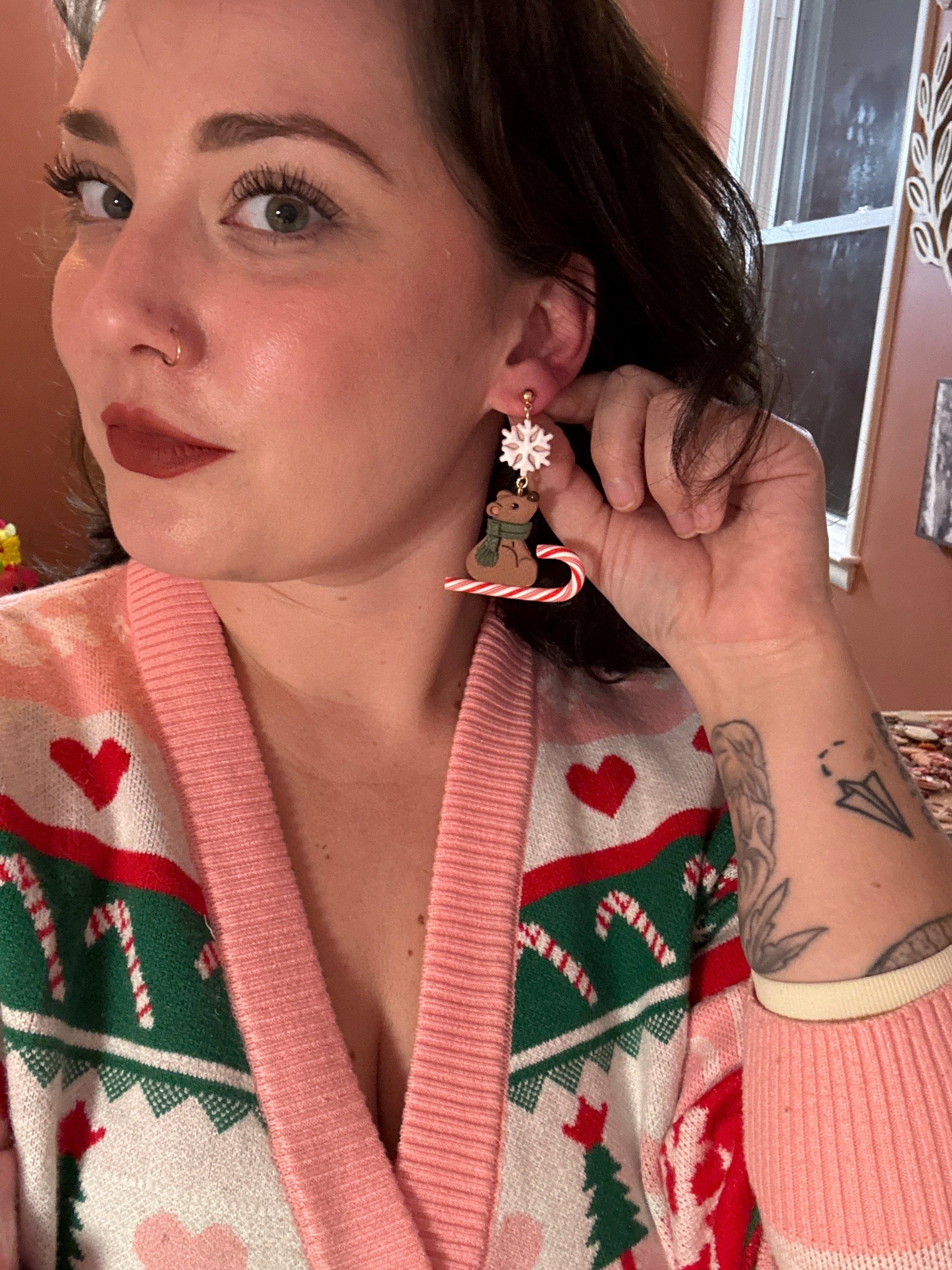 Peppermint Sled Bears