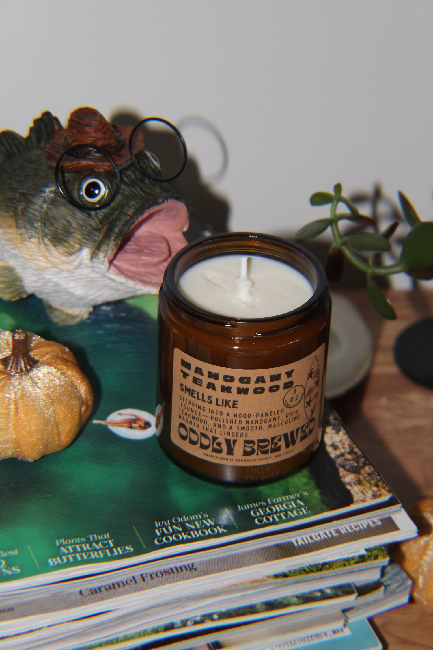 Mahogany Teakwood Soy Candle