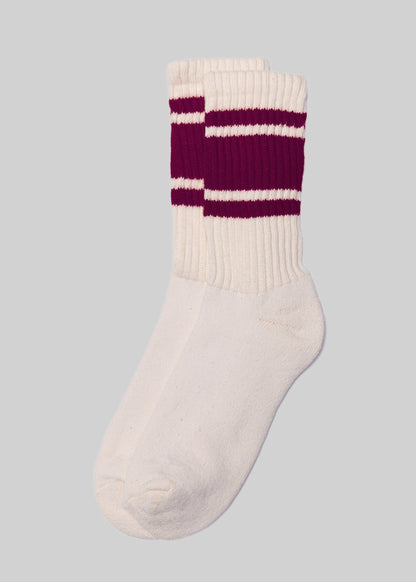 American Trench Retro Sock berry / One Size The Mono Stripe