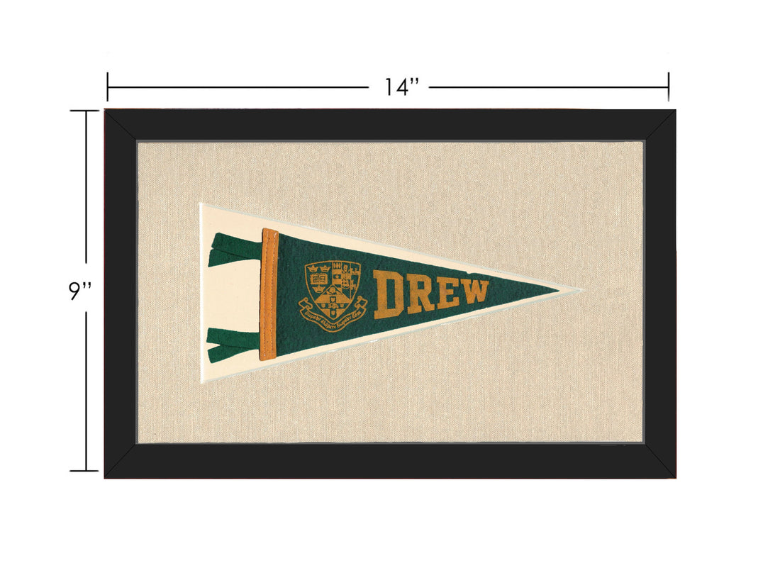 Vintage Drew University Pennant