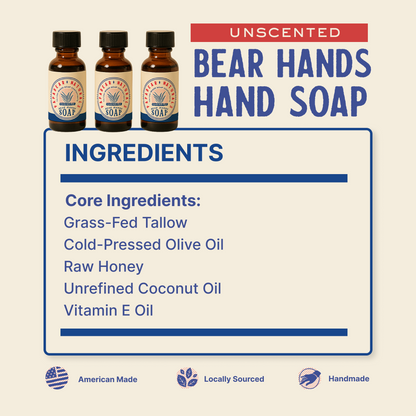 Bear Hands Soap - 1 oz (3 Pack)