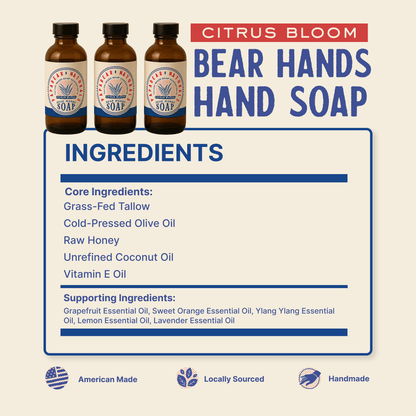 Bear Hands Soap - 1 oz (3 Pack)