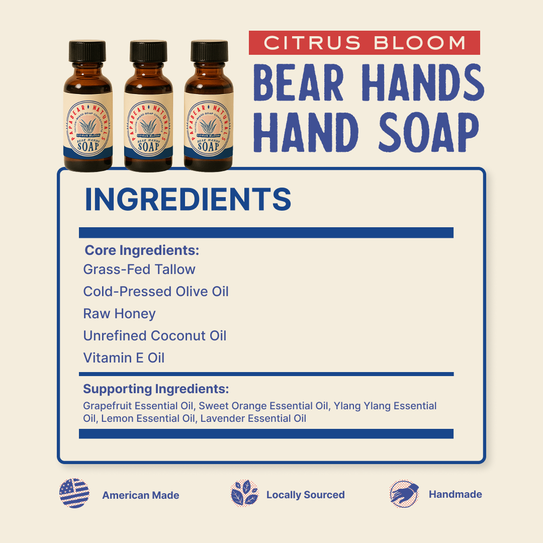 Bear Hands Soap - 1 oz (3 Pack)
