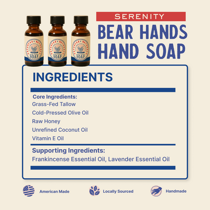 Bear Hands Soap - 1 oz (3 Pack)