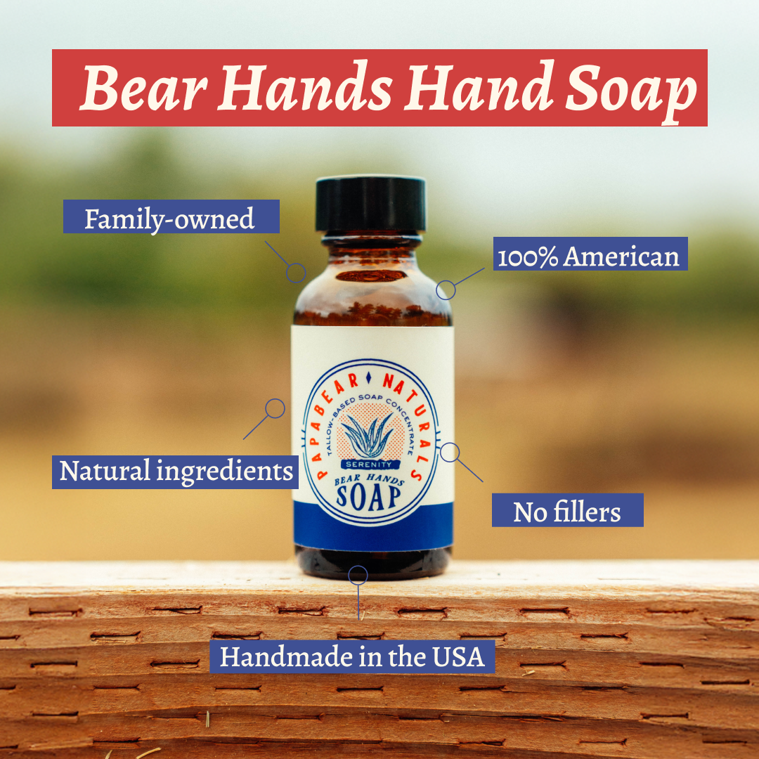 Bear Hands Soap - 1 oz (3 Pack)