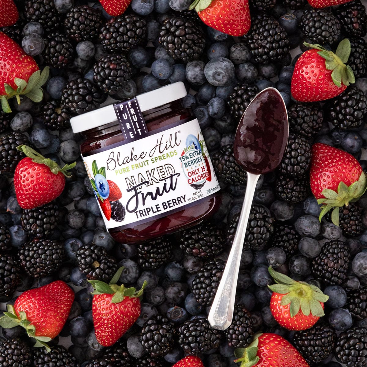 Blake Hill Preserves jam NEW Naked Triple Berry Spread