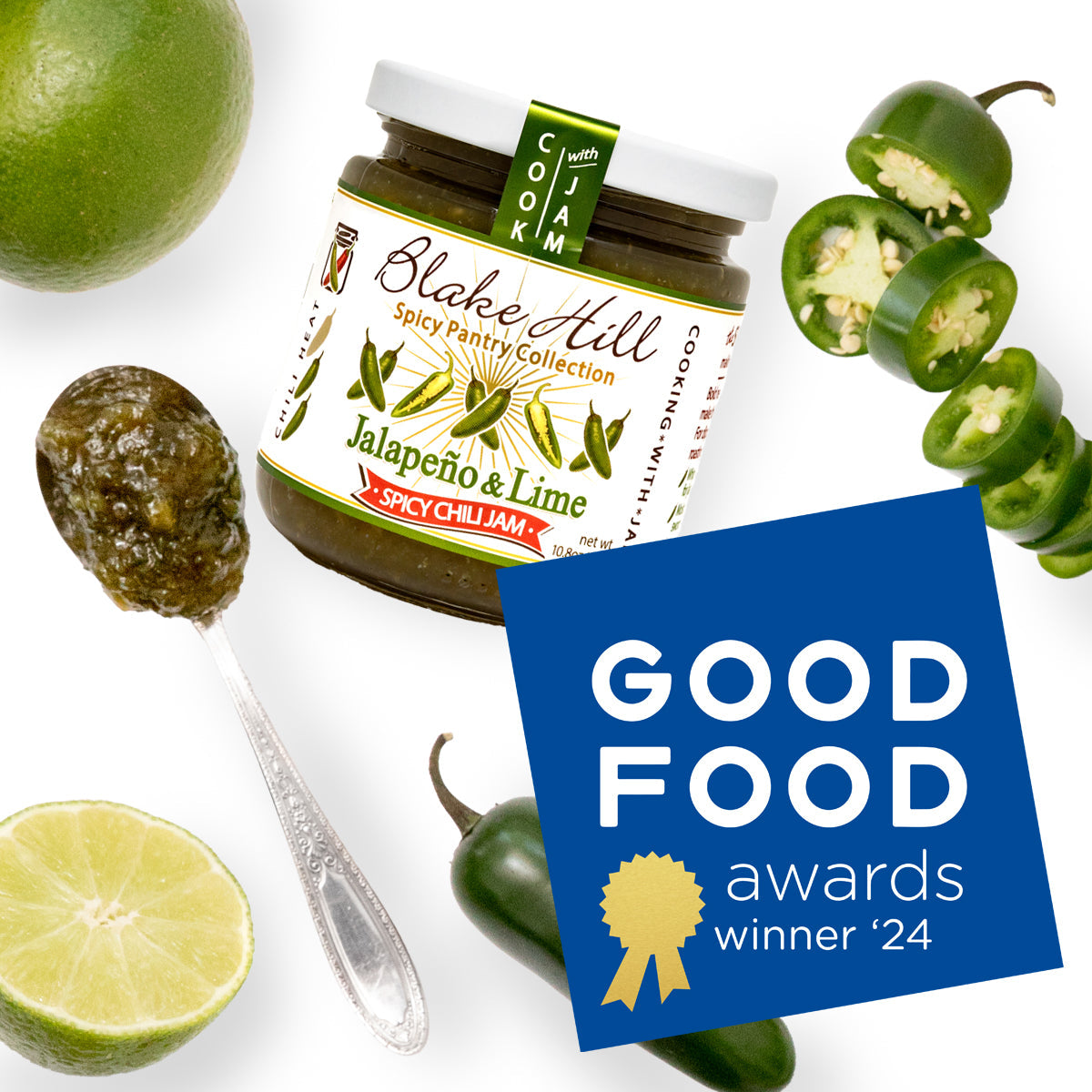 Jalapeño &amp; Lime Spicy Chili Jam