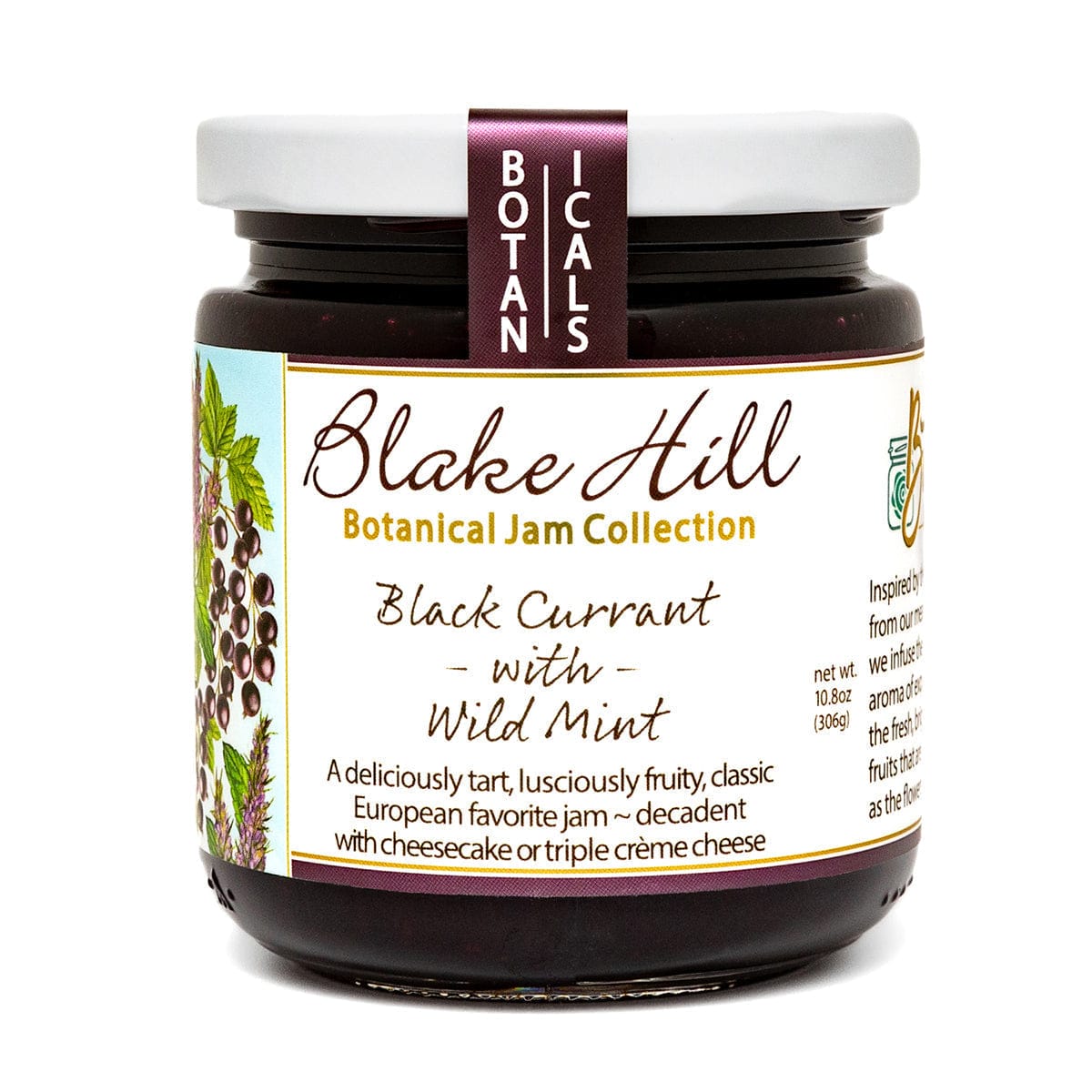 Blake Hill Preserves jam Black Currant with Wild Mint Jam