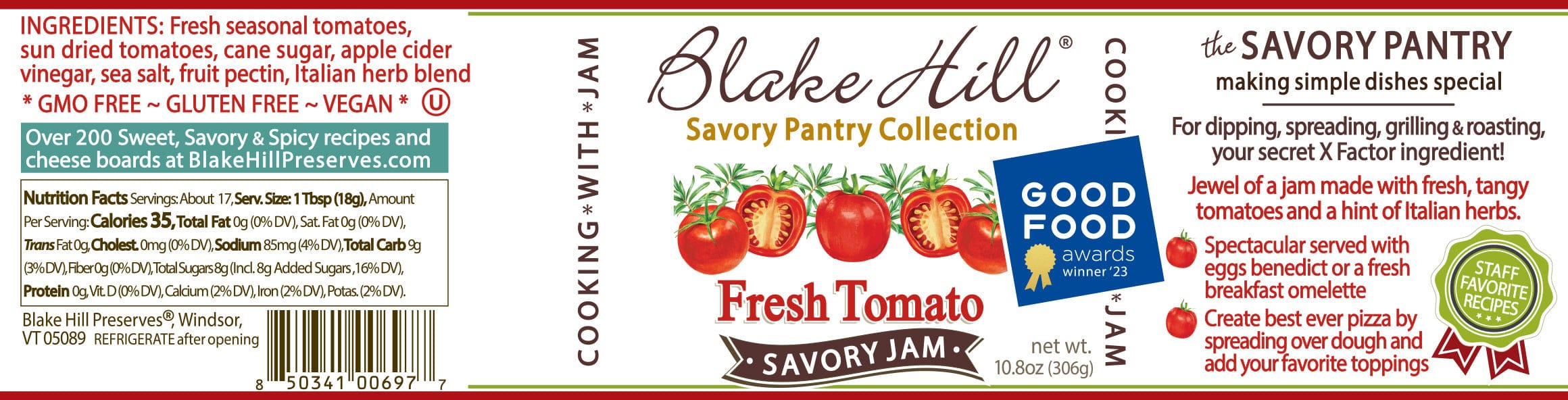 Blake Hill Preserves jam Fresh Tomato Savory Jam