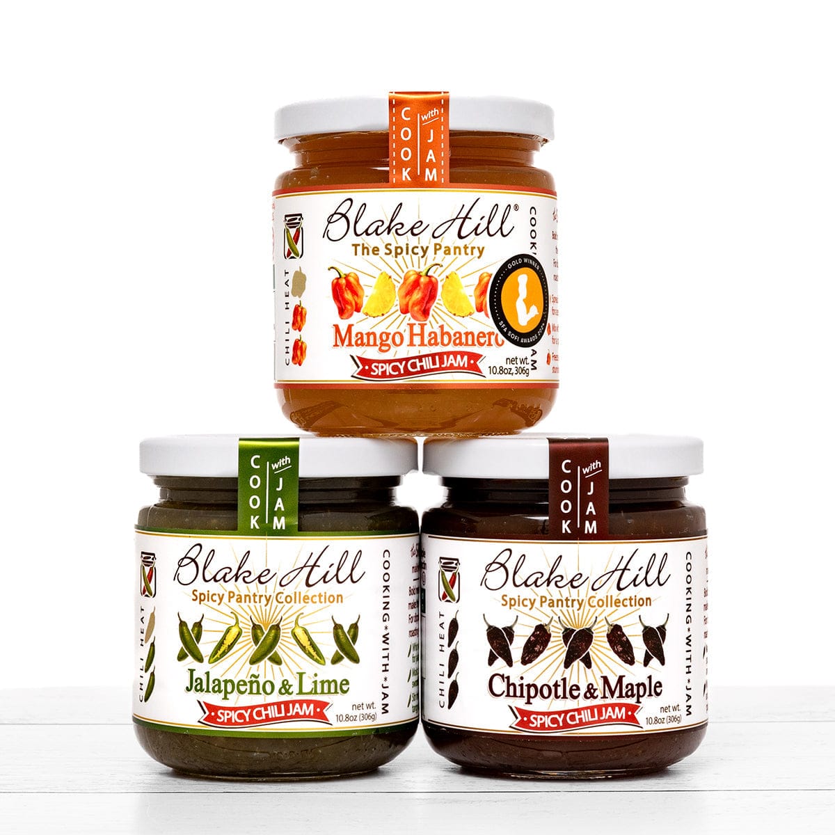 Blake Hill Preserves gift Swicy Chili Jam Trio