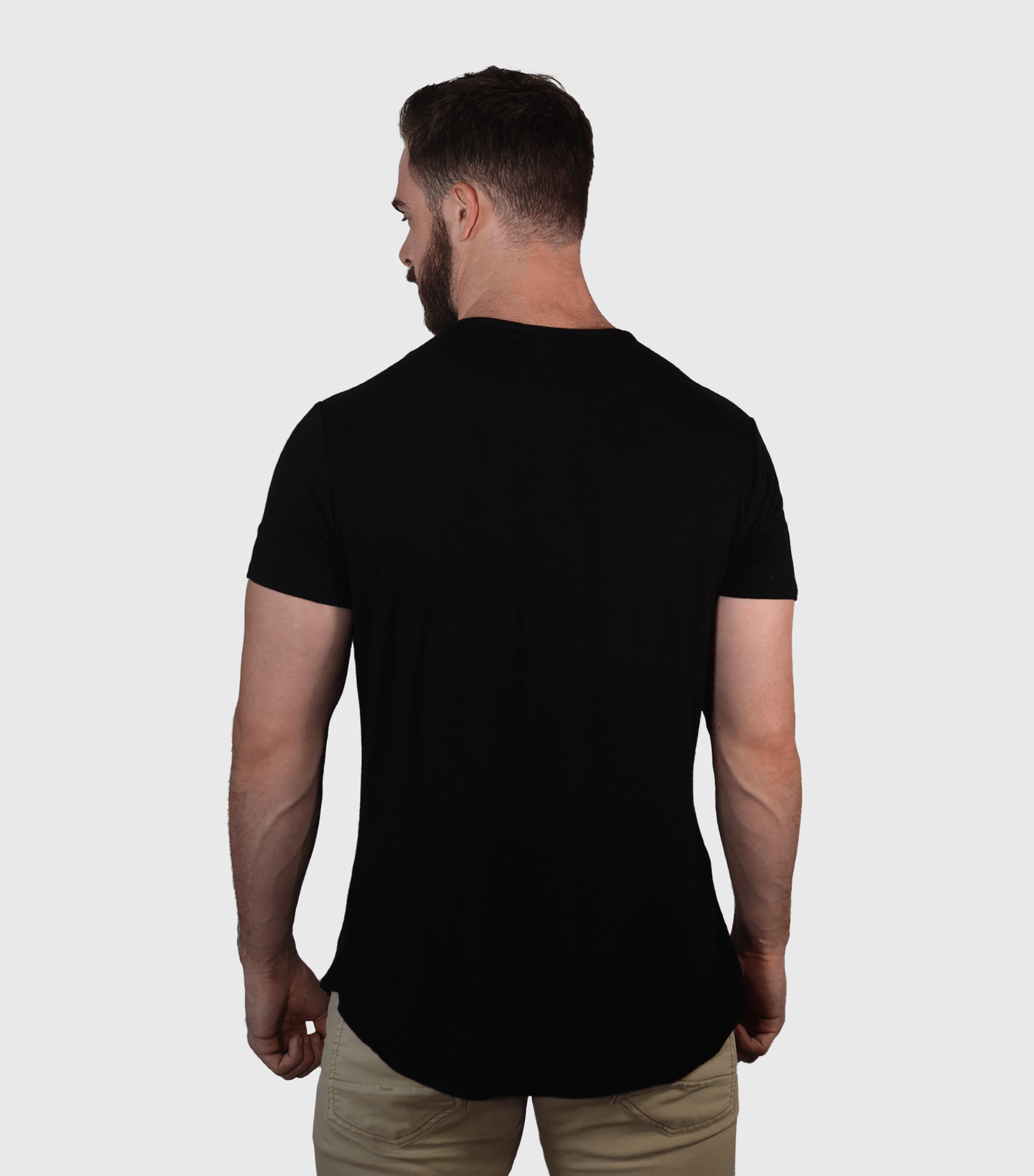 Bamtech Shirt Bamboo Swift Curve-Hem T-Shirt - Heather Grey