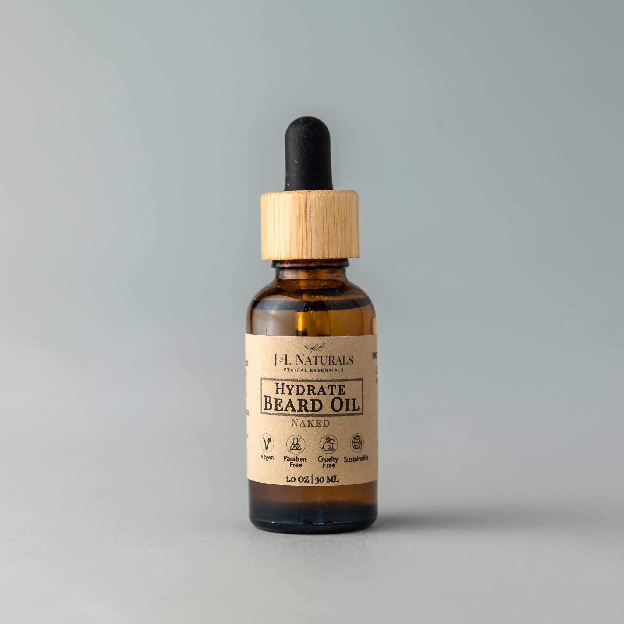 J&amp;L Naturals Beard Oil Hydrate / Naked Beard Oil
