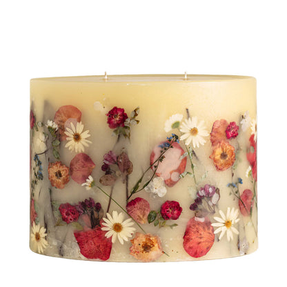 Centerpiece Botanical Candle - Apricot Rose