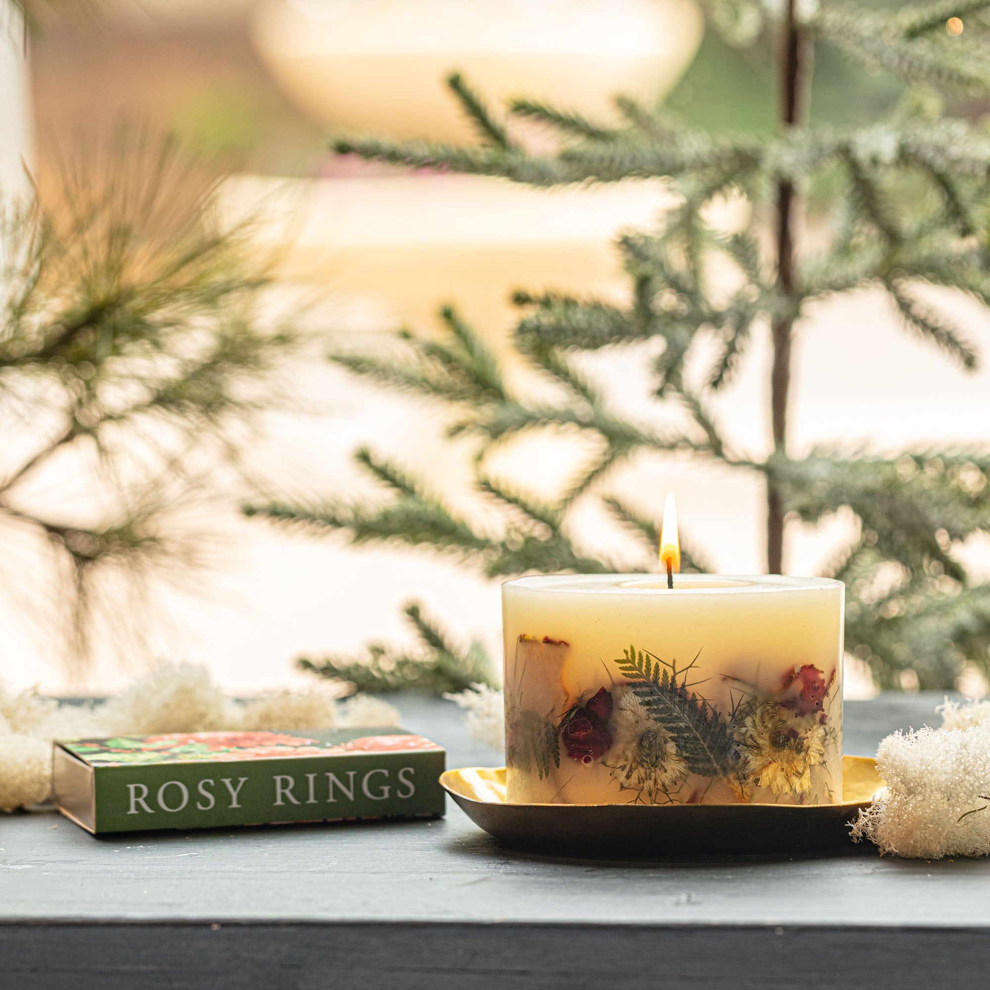 Petite Botanical Candle Plate