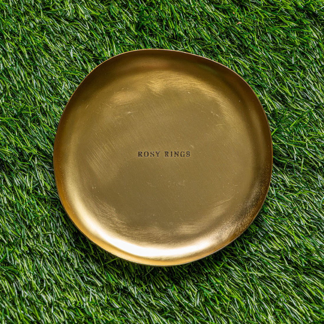 Gold Accent &amp; Signature Botanical Candle Plate