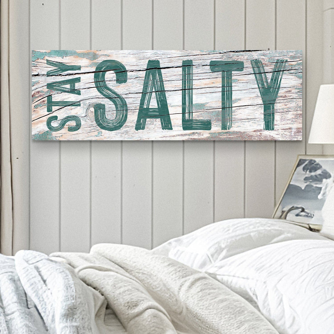 Tailored Canvases Canvas Stay Salty Coastal Sign VI