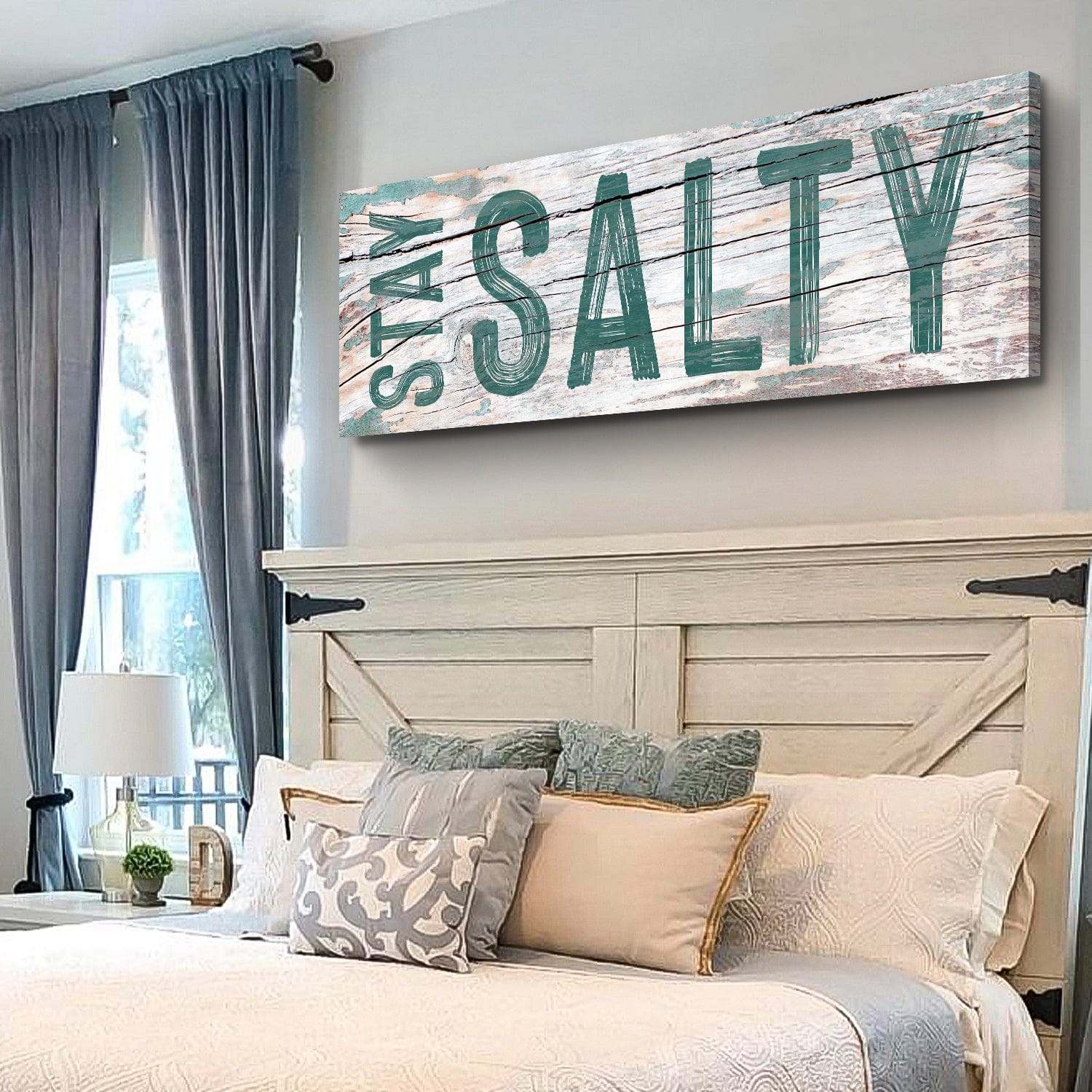 Tailored Canvases Canvas Stay Salty Coastal Sign VI