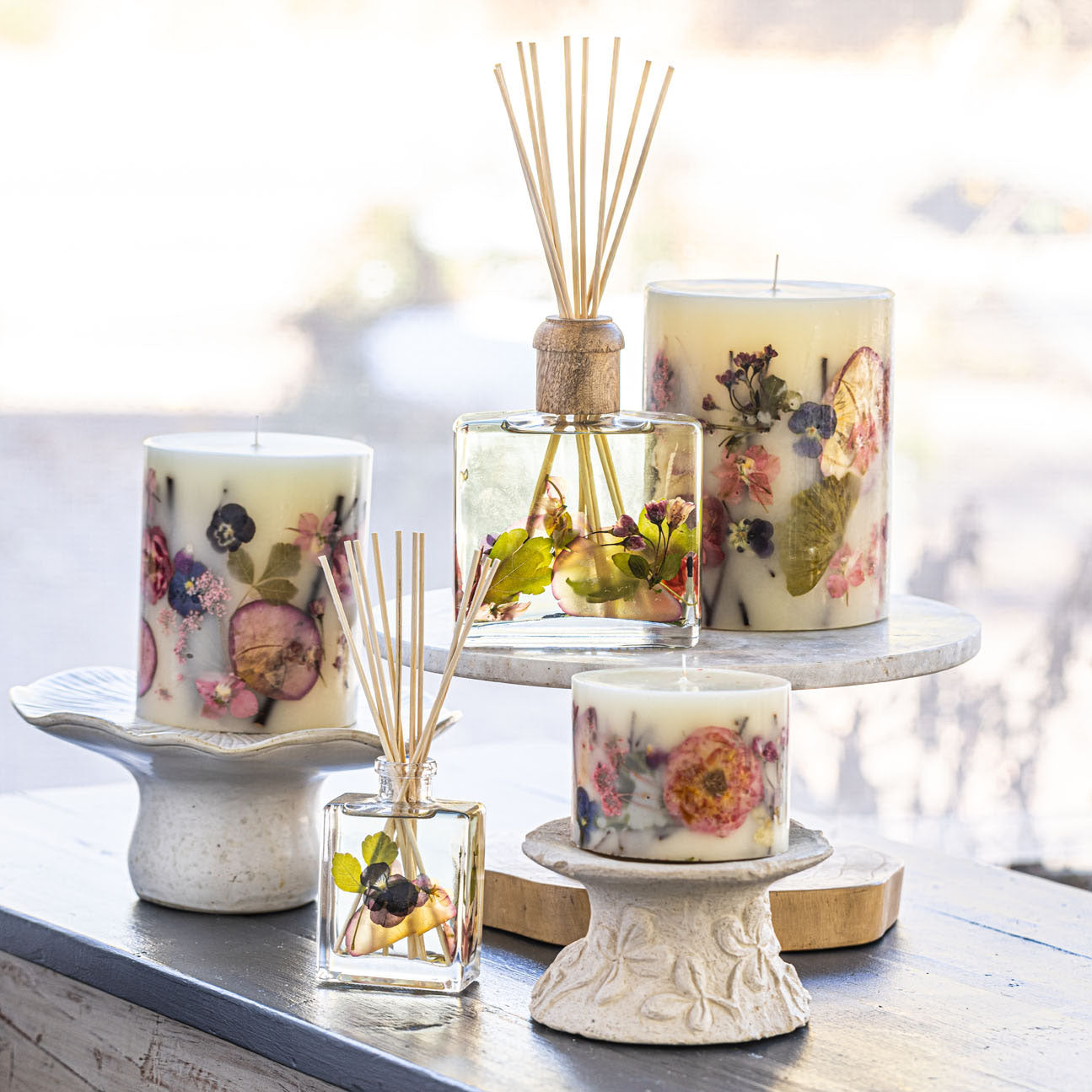 Signature Botanical Reed Diffuser - Blushing Rosewood