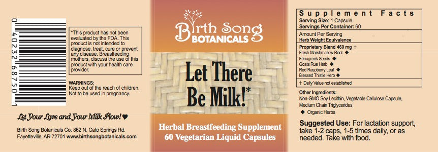 Let There Be Milk! Liquid Vegetarian Capsules - My American Goods