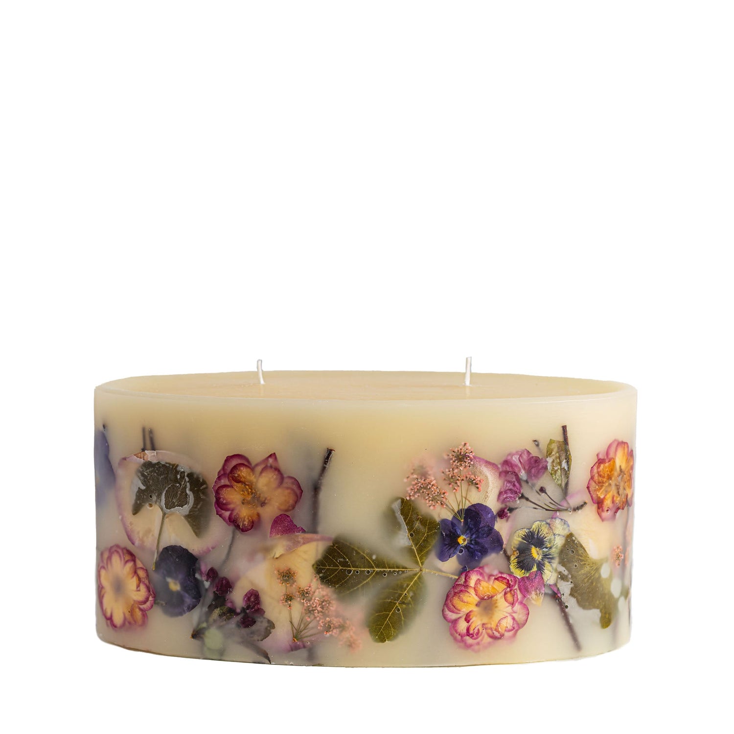 Statement Botanical Candle - Blushing Rosewood