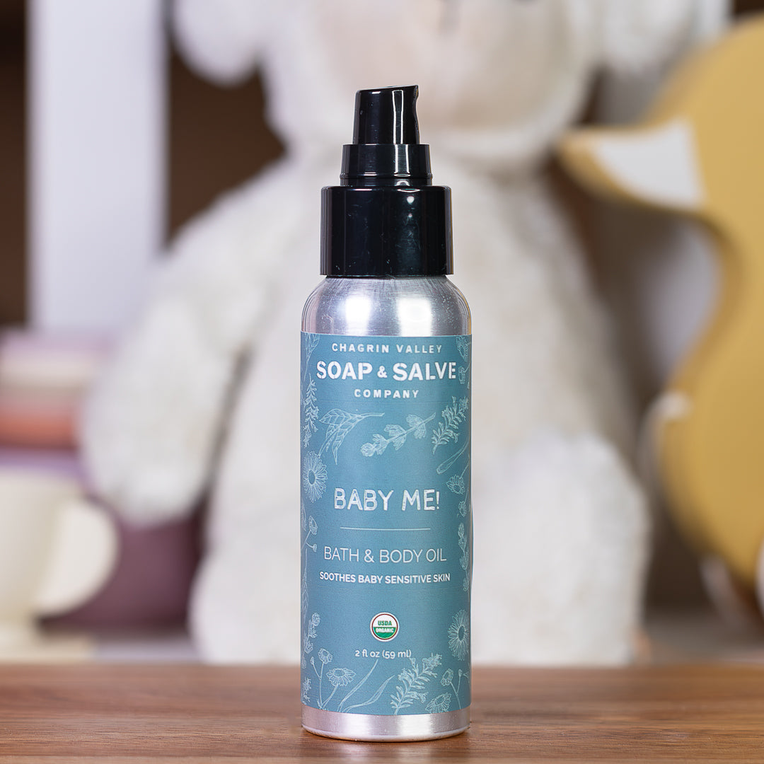 Bath &amp; Body Oil: Baby Me! Unscented Bath &amp; Body Oil