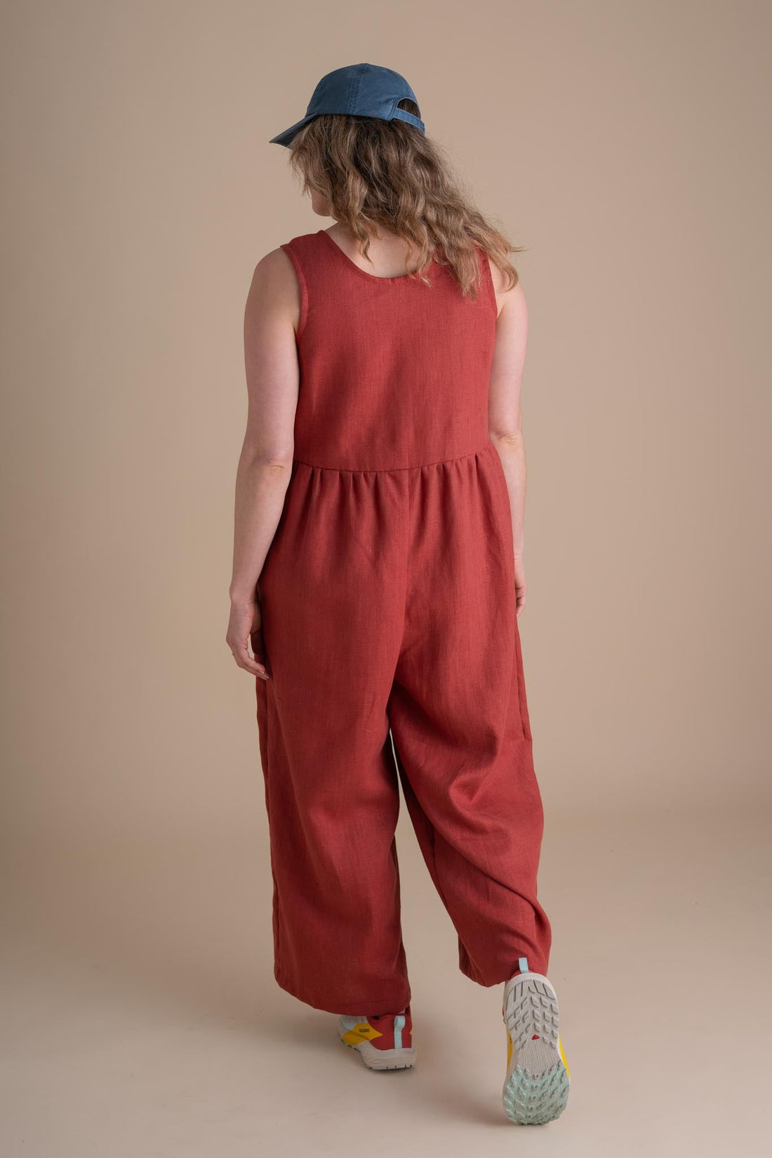 Backyard Jumpsuit in Paprika