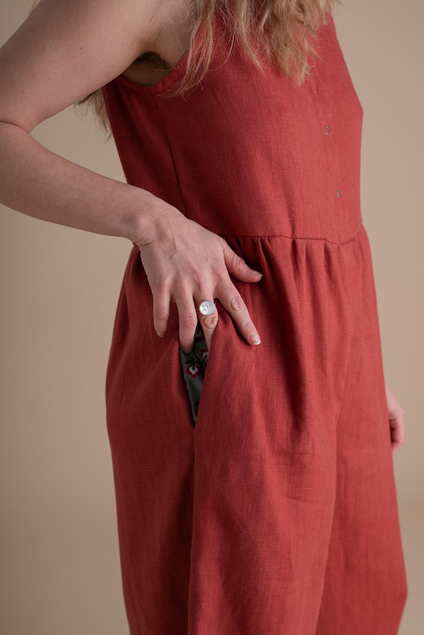 Backyard Jumpsuit in Paprika