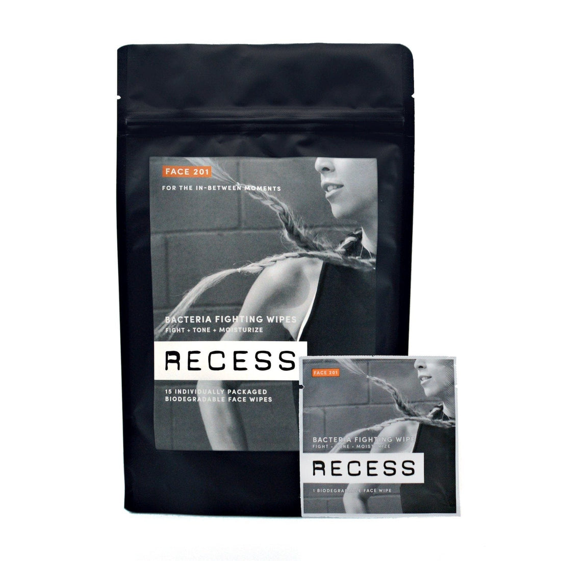 FACE 201: Bacteria Fighting Wipes (Pack of 15)