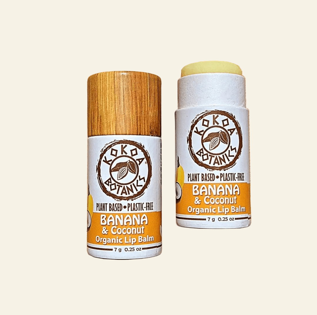Banana and Coconut - Organic Lip Balm .25 oz